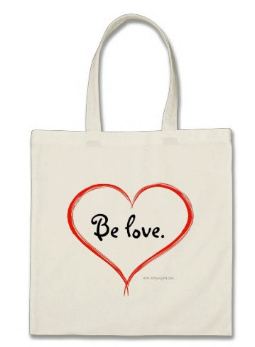 Abby Wynne Collection Be Love. Tote Bag