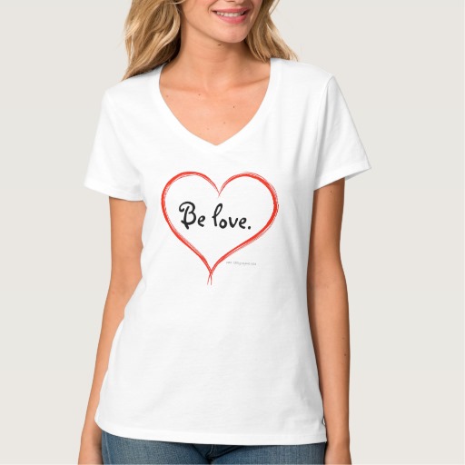 Abby Wynne Collection Be Love. Women's V-Neck