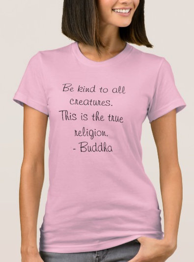 Be kind to all creatures Buddha Women's Tee
