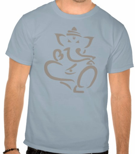 Ganesha Grey Men's T-Shirt