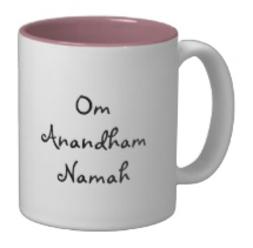 Om Anandham Namah mug