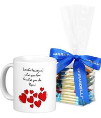 Let the beauty Rumi  Mug with Chocolate