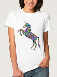 Unicorn Magic Colorful Rearing Women's T-Shirt