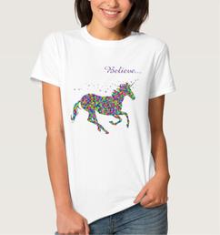 Unicorn Magic Believe Women's T-Shirt