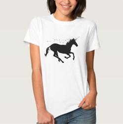 Unicorn Magic Black Women's T-Shirt