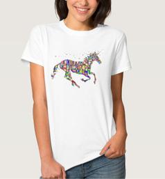 Unicorn Magic Pixel Women's T-Shirt