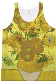 Van Gogh Sunflowers Tank